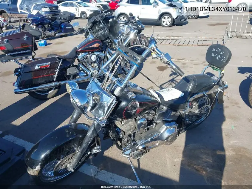 1999 Harley-Davidson Flstf VIN: 1HD1BML34XY013470 Lot: 42218253