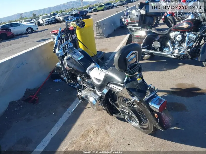 1999 Harley-Davidson Flstf VIN: 1HD1BML34XY013470 Lot: 42218253