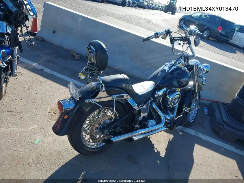 1999 Harley-Davidson Flstf VIN: 1HD1BML34XY013470 Lot: 42218253