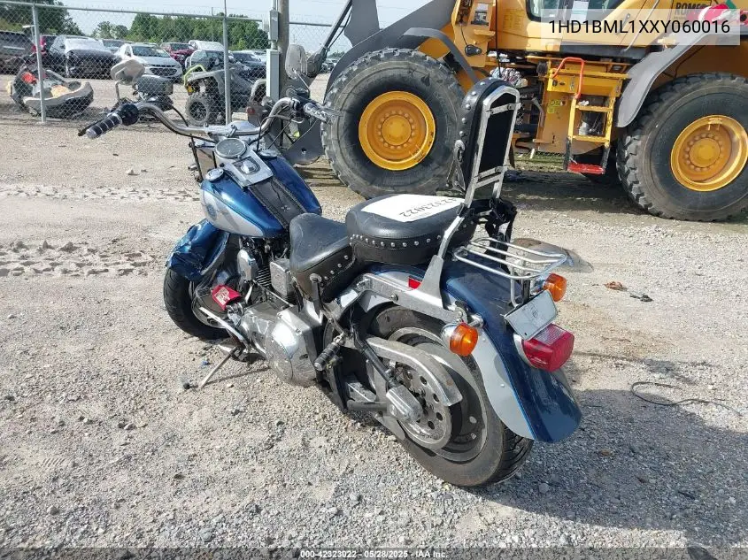 1999 Harley-Davidson Flstf VIN: 1HD1BML1XXY060016 Lot: 42323022
