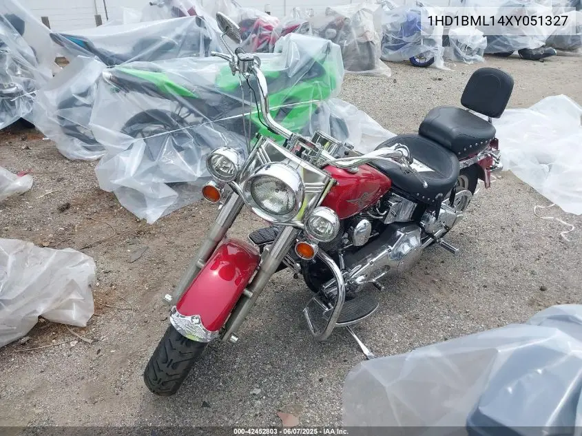 1999 Harley-Davidson Flstf VIN: 1HD1BML14XY051327 Lot: 42452803