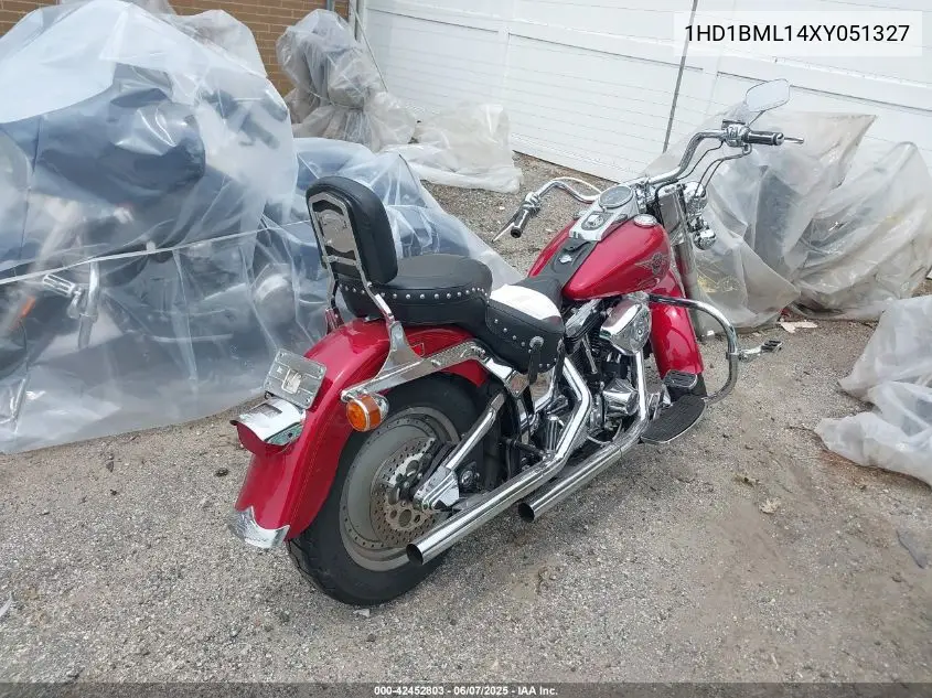 1999 Harley-Davidson Flstf VIN: 1HD1BML14XY051327 Lot: 42452803