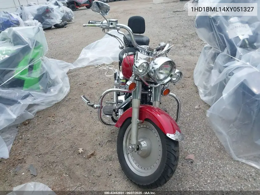 1999 Harley-Davidson Flstf VIN: 1HD1BML14XY051327 Lot: 42452803