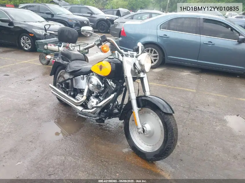 2000 Harley-Davidson Flstf VIN: 1HD1BMY12YY010835 Lot: 42198365