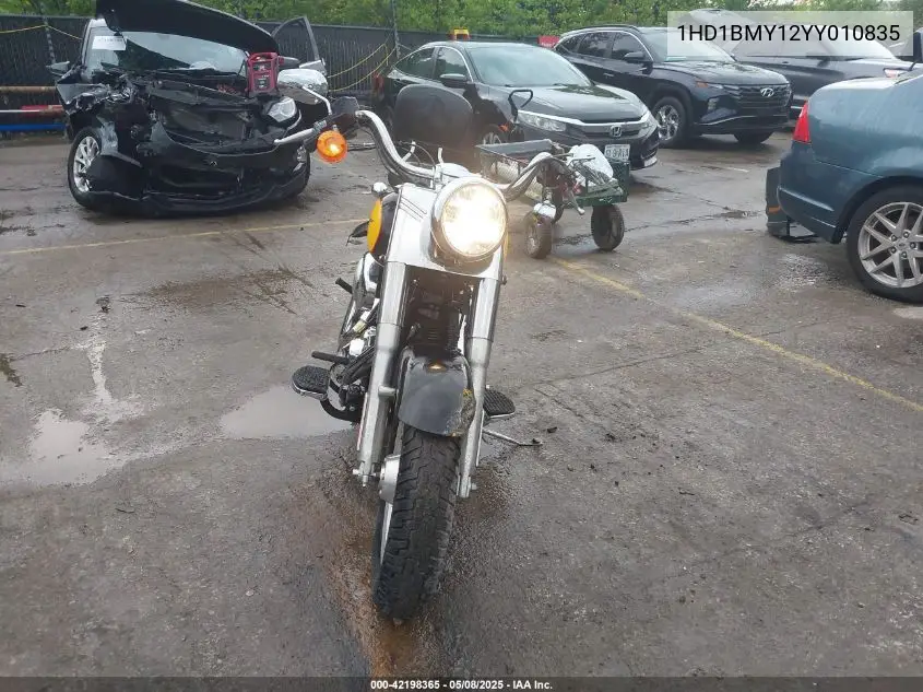 2000 Harley-Davidson Flstf VIN: 1HD1BMY12YY010835 Lot: 42198365