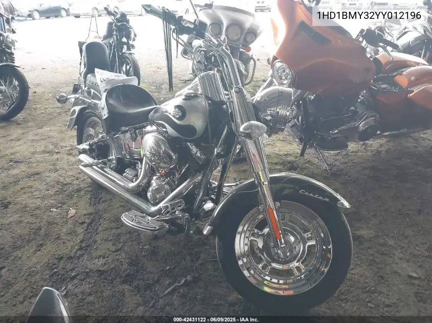 2000 Harley-Davidson Flstf VIN: 1HD1BMY32YY012196 Lot: 42431122