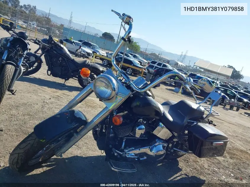 2001 Harley-Davidson Flstf VIN: 1HD1BMY381Y079858 Lot: 42009196