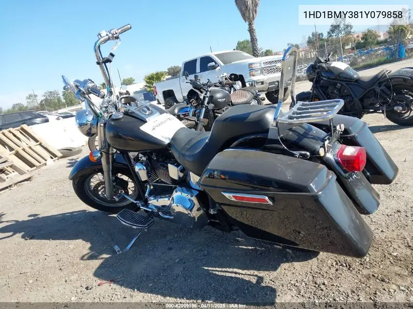 2001 Harley-Davidson Flstf VIN: 1HD1BMY381Y079858 Lot: 42009196