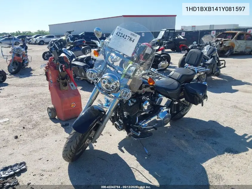 2001 Harley-Davidson Flstfi VIN: 1HD1BXB141Y081597 Lot: 42242784