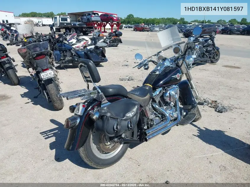 2001 Harley-Davidson Flstfi VIN: 1HD1BXB141Y081597 Lot: 42242784
