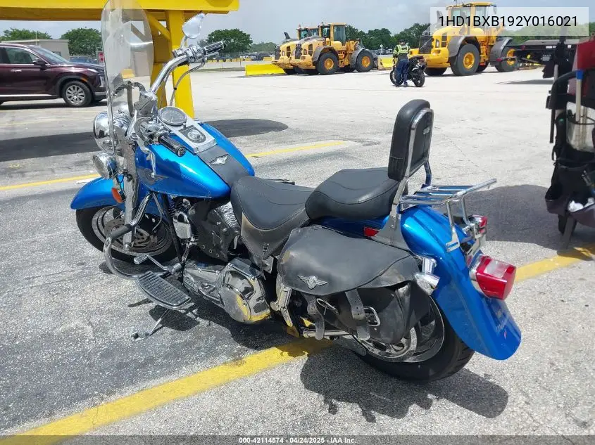 2002 Harley-Davidson Flstfi VIN: 1HD1BXB192Y016021 Lot: 42114574