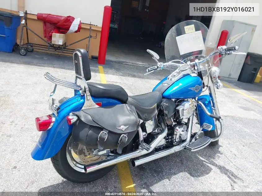 2002 Harley-Davidson Flstfi VIN: 1HD1BXB192Y016021 Lot: 42114574