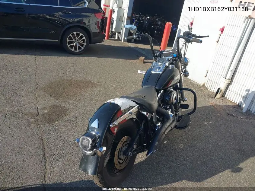 2002 Harley-Davidson Flstfi VIN: 1HD1BXB162Y031138 Lot: 42125169
