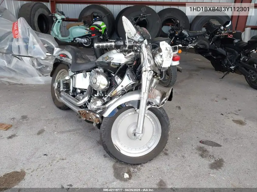 2003 Harley-Davidson Flstfi Anniversary VIN: 1HD1BXB483Y112301 Lot: 42119777