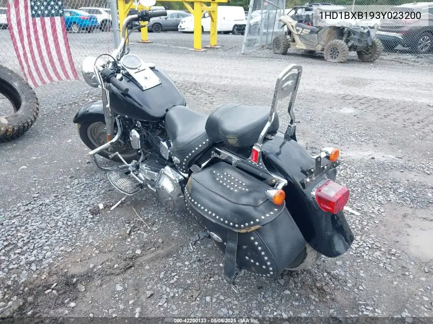 2003 Harley-Davidson Flstfi VIN: 1HD1BXB193Y023200 Lot: 42200133