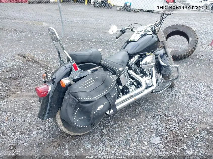 2003 Harley-Davidson Flstfi VIN: 1HD1BXB193Y023200 Lot: 42200133