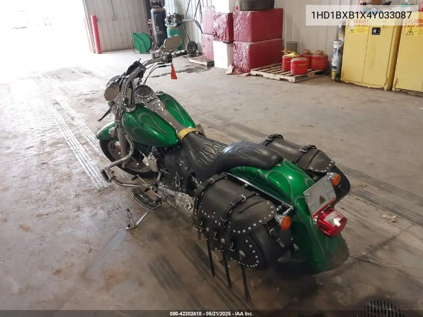 2004 Harley-Davidson Flstfi VIN: 1HD1BXB1X4Y033087 Lot: 42302418