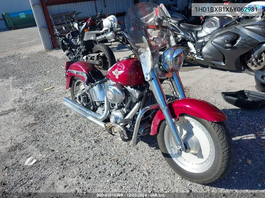 2006 Harley-Davidson Flstfi VIN: 1HD1BXB1X6Y062981 Lot: 41010369