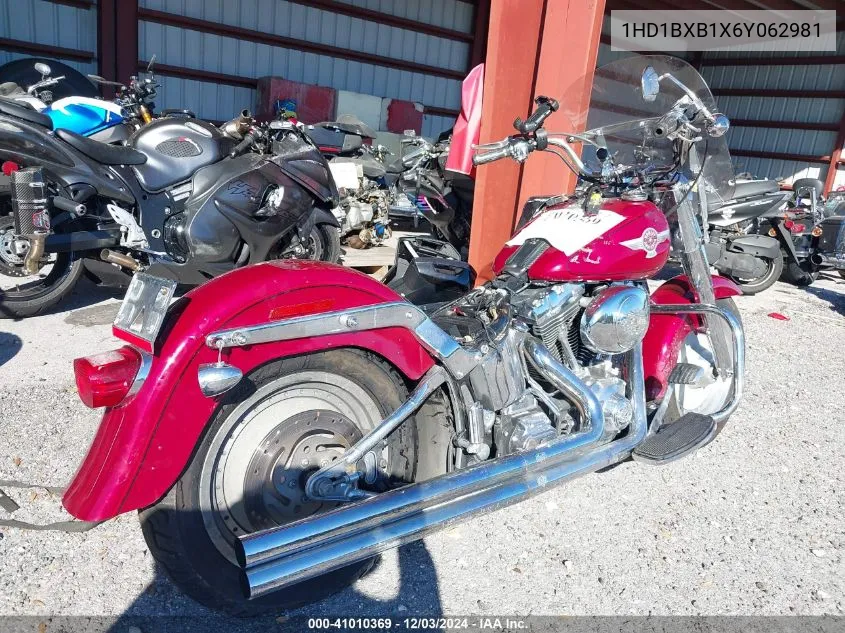 2006 Harley-Davidson Flstfi VIN: 1HD1BXB1X6Y062981 Lot: 41010369
