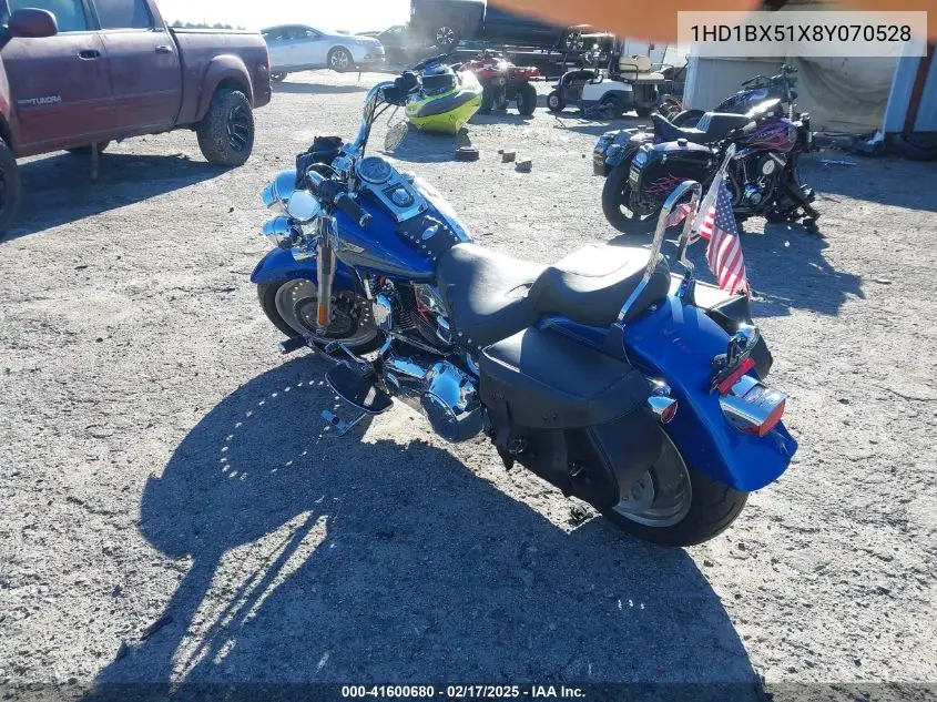 2008 Harley-Davidson Flstf VIN: 1HD1BX51X8Y070528 Lot: 41600680
