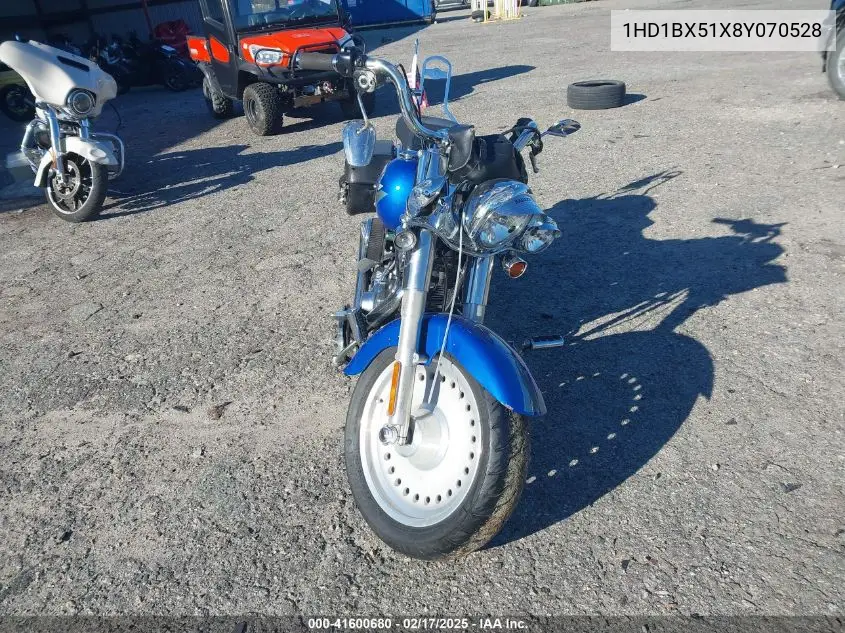 2008 Harley-Davidson Flstf VIN: 1HD1BX51X8Y070528 Lot: 41600680