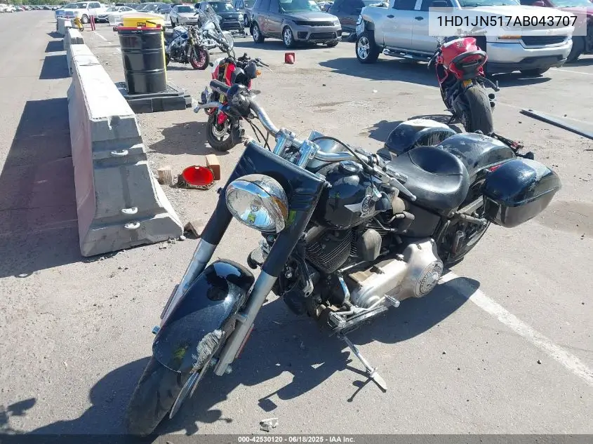 2010 Harley-Davidson Flstfb VIN: 1HD1JN517AB043707 Lot: 42530120
