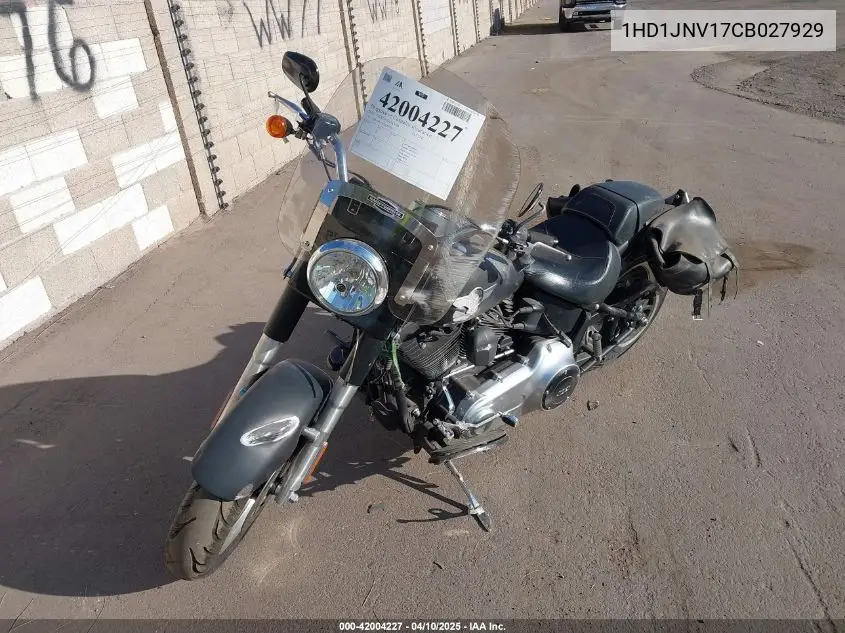 2012 Harley-Davidson Flstfb Fatboy Lo VIN: 1HD1JNV17CB027929 Lot: 42004227