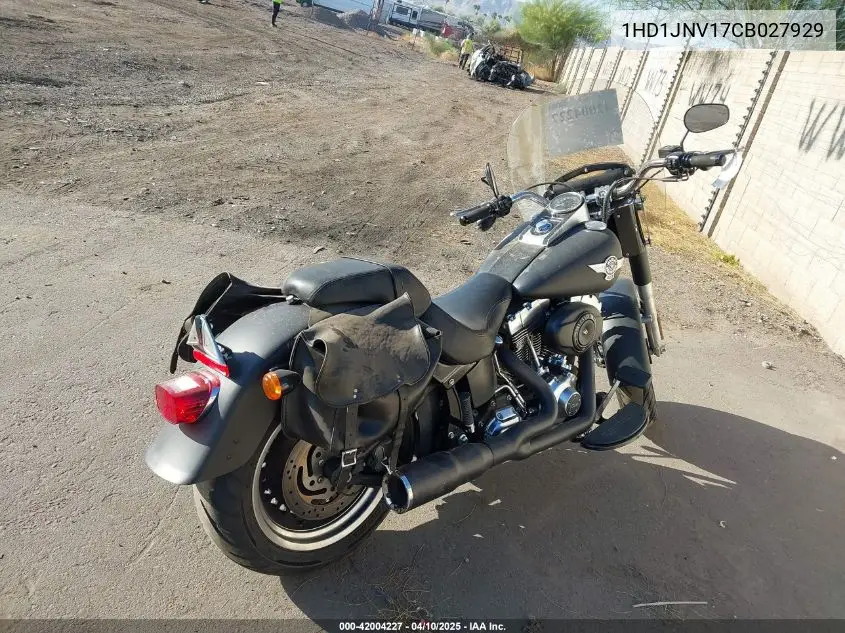 2012 Harley-Davidson Flstfb Fatboy Lo VIN: 1HD1JNV17CB027929 Lot: 42004227