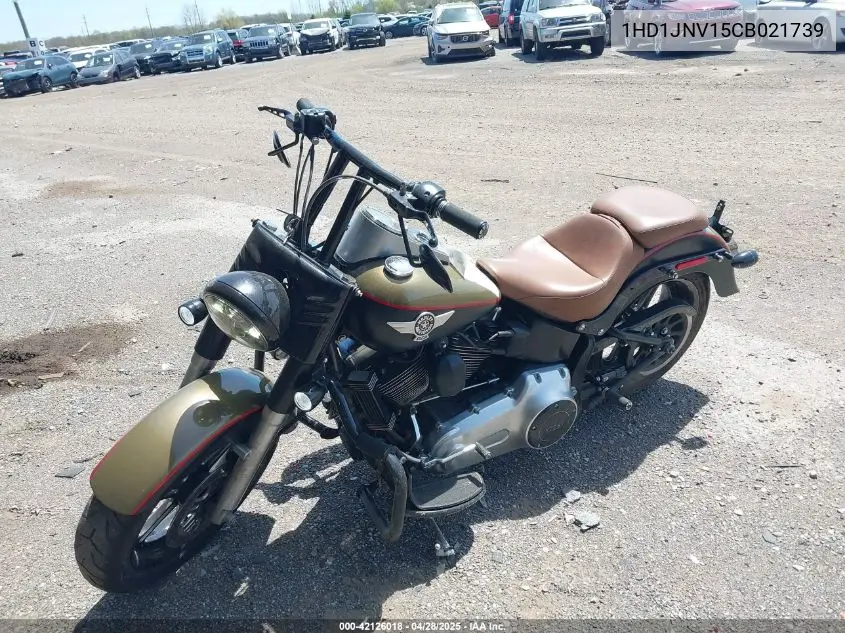 2012 Harley-Davidson Flstfb Fatboy Lo VIN: 1HD1JNV15CB021739 Lot: 42126018