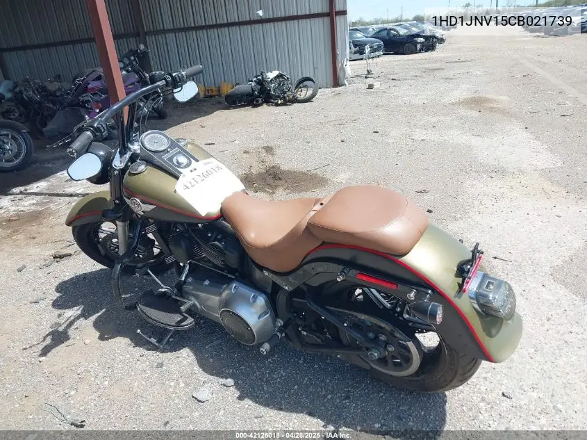2012 Harley-Davidson Flstfb Fatboy Lo VIN: 1HD1JNV15CB021739 Lot: 42126018