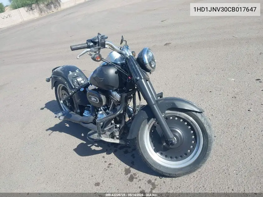 1hd1jnv30cb017647 1HD1JNV30CB017647 2012 Harley-Davidson Flstfb Fatboy Lo