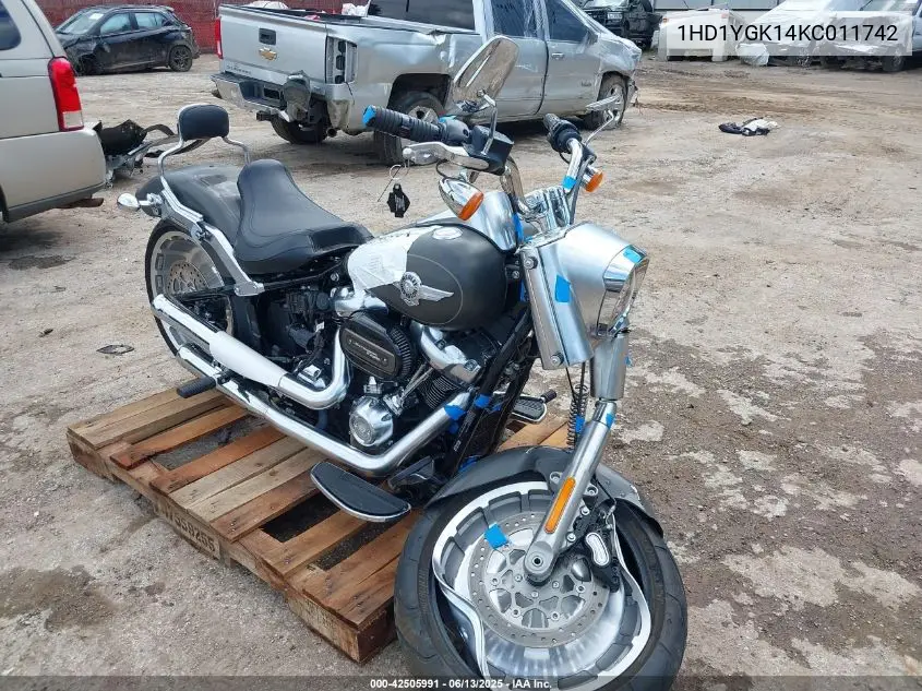 2019 Harley-Davidson Flfbs VIN: 1HD1YGK14KC011742 Lot: 42505991