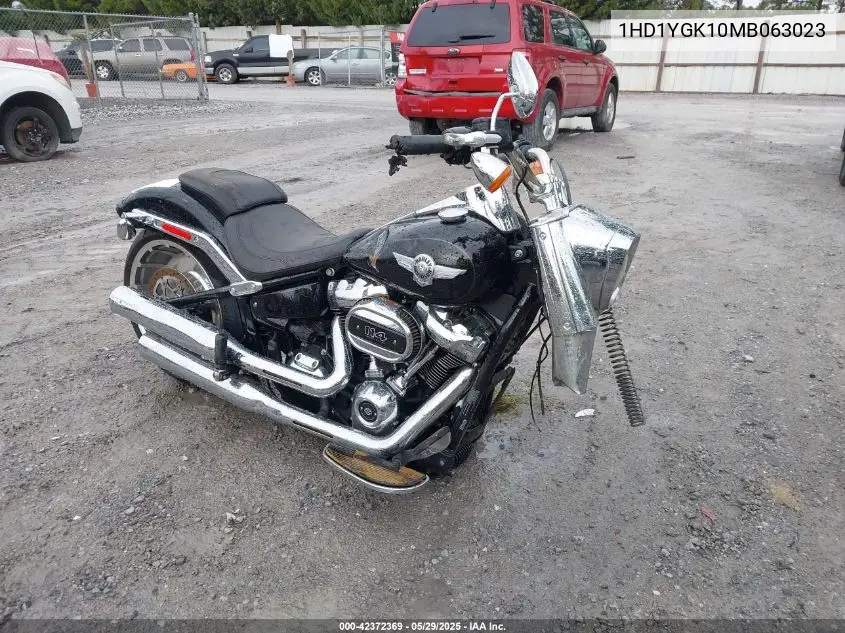 2021 Harley-Davidson Flfbs VIN: 1HD1YGK10MB063023 Lot: 42372369