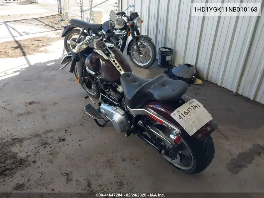 2022 Harley-Davidson Flfbs VIN: 1HD1YGK11NB010168 Lot: 41647284