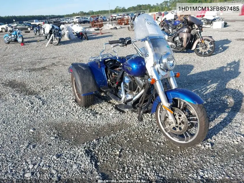 2015 Harley-Davidson Flrt Free Wheeler VIN: 1HD1MCM13FB857485 Lot: 42611904