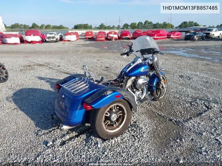 2015 Harley-Davidson Flrt Free Wheeler VIN: 1HD1MCM13FB857485 Lot: 42611904