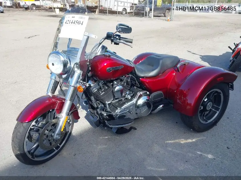 2016 Harley-Davidson Flrt Free Wheeler VIN: 1HD1MCM17GB856485 Lot: 42144504
