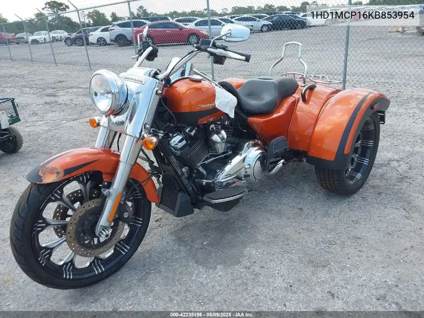 2019 Harley-Davidson Flrt VIN: 1HD1MCP16KB853954 Lot: 42235196