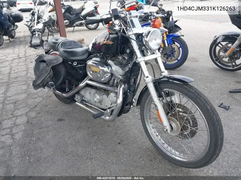 2001 Harley-Davidson Xl883 C VIN: 1HD4CJM331K126263 Lot: 42374310