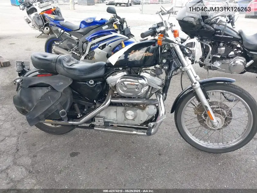 2001 Harley-Davidson Xl883 C VIN: 1HD4CJM331K126263 Lot: 42374310