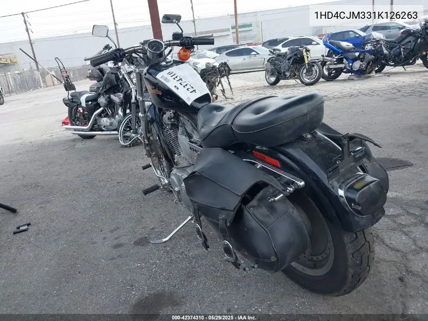 2001 Harley-Davidson Xl883 C VIN: 1HD4CJM331K126263 Lot: 42374310