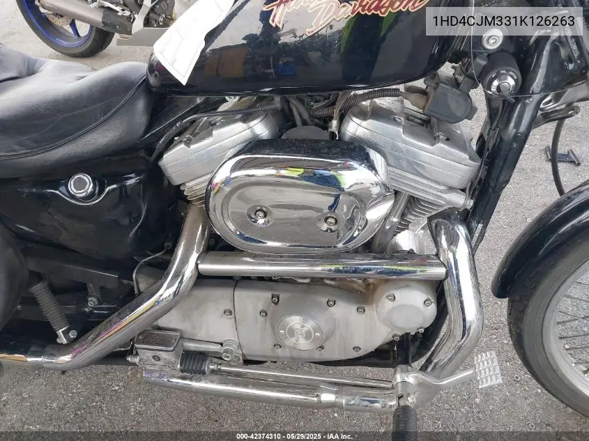 2001 Harley-Davidson Xl883 C VIN: 1HD4CJM331K126263 Lot: 42374310