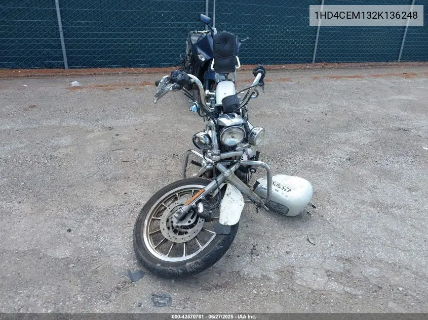 2002 Harley-Davidson Xl883 Hugger VIN: 1HD4CEM132K136248 Lot: 42570781