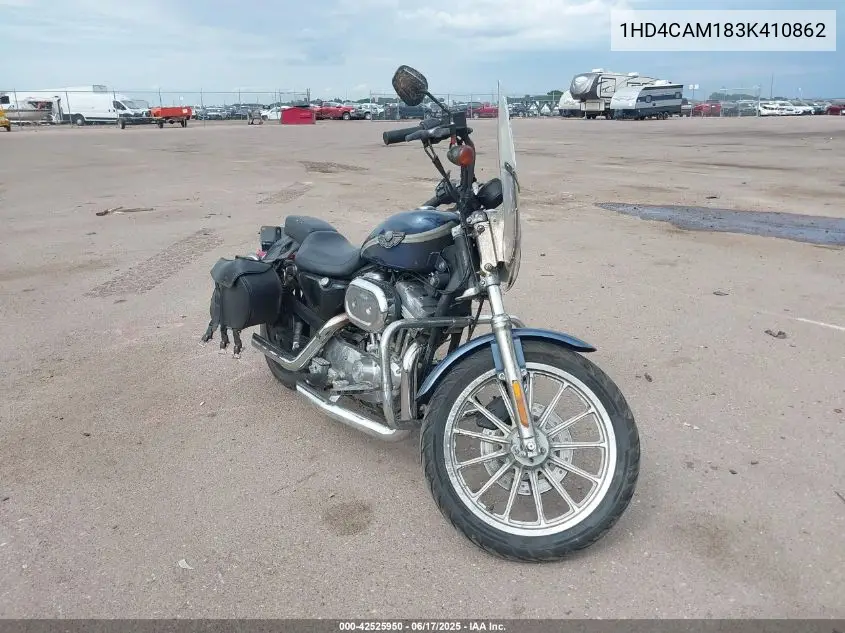 2003 Harley-Davidson Xl883 VIN: 1HD4CAM183K410862 Lot: 42525950