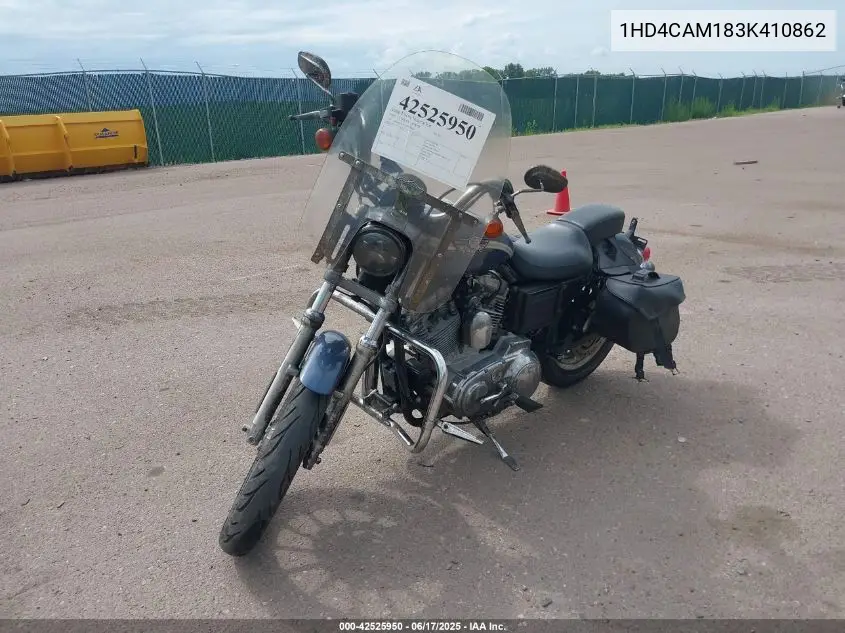 2003 Harley-Davidson Xl883 VIN: 1HD4CAM183K410862 Lot: 42525950