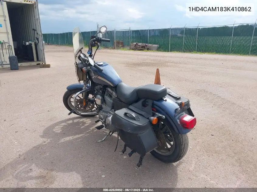 2003 Harley-Davidson Xl883 VIN: 1HD4CAM183K410862 Lot: 42525950