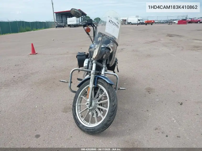 2003 Harley-Davidson Xl883 VIN: 1HD4CAM183K410862 Lot: 42525950