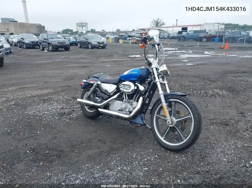 2004 Harley-Davidson Xl883 C VIN: 1HD4CJM154K433016 Lot: 42522562