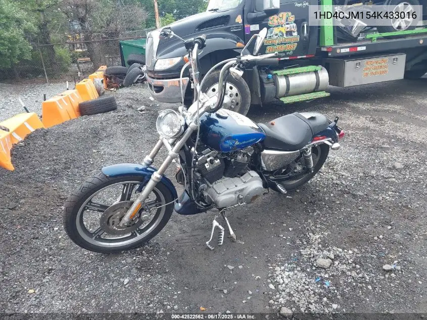 2004 Harley-Davidson Xl883 C VIN: 1HD4CJM154K433016 Lot: 42522562