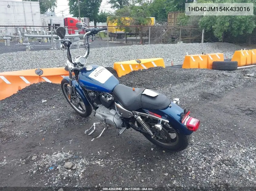 2004 Harley-Davidson Xl883 C VIN: 1HD4CJM154K433016 Lot: 42522562